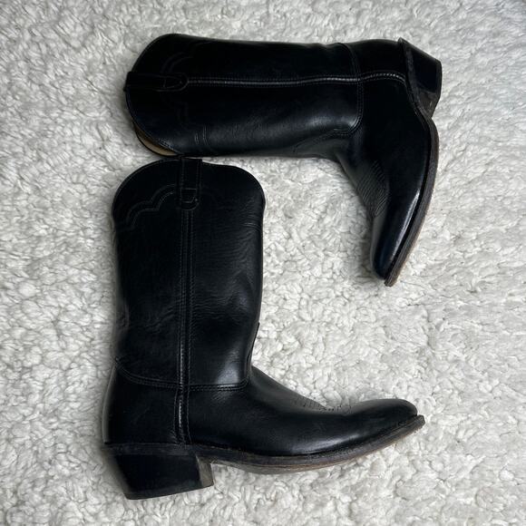 Double H Boot Company Western Black Traditional Cowboy Boots Classic Festival main image 11